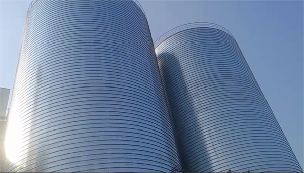 大同2座混凝土高架卷板仓